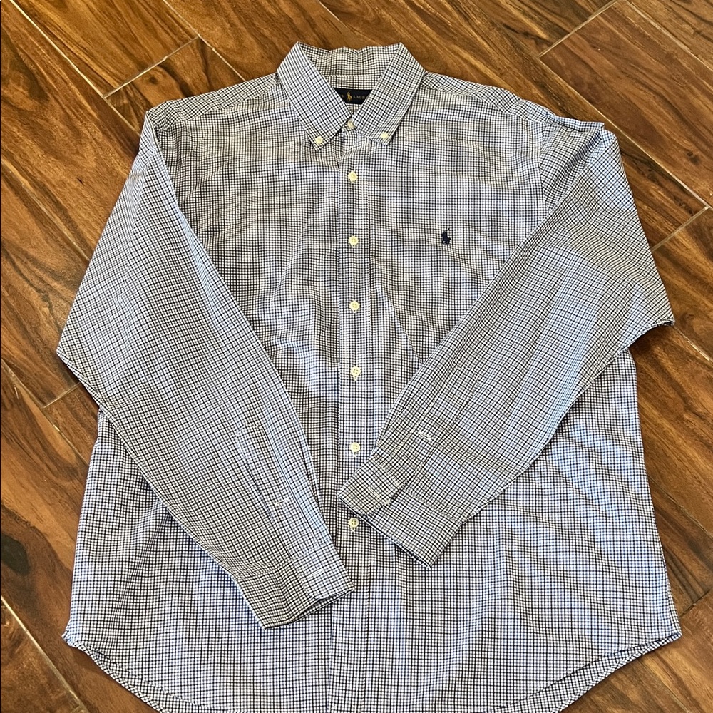 Men’s Long Sleeve Ralph Lauren Button Up
